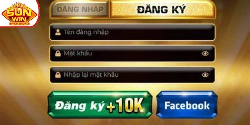 Yêu cầu tối thiểu để đăng ký SUNWIN